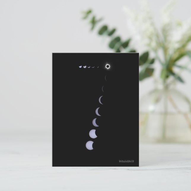 Lucky Eclipse Postkarte (Stehend Vorderseite)