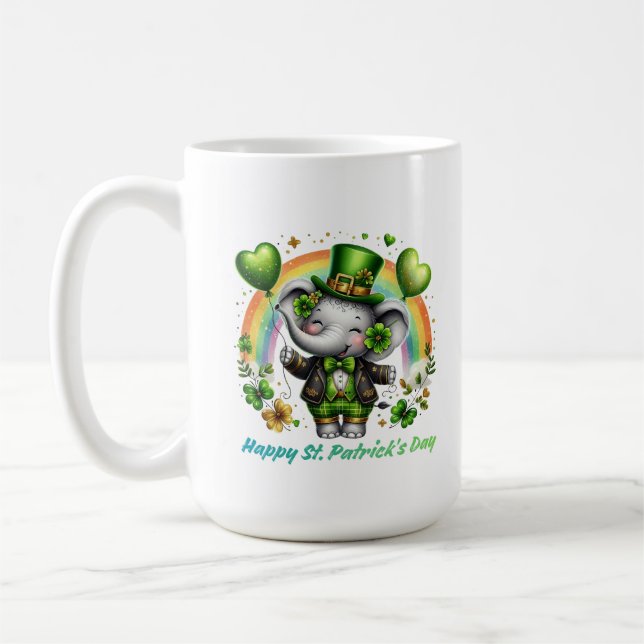 Lucky Elephant Rainbow Charm Kaffeetasse (Links)