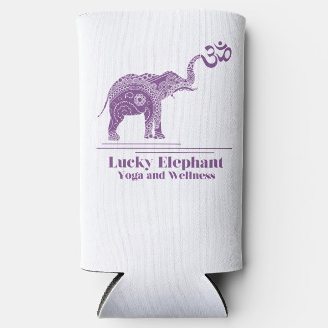 Lucky Elephant  Selters Dosenkühler (Vorderseite)