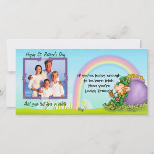 Lucky Enough Leprechaun - Anpassen und Foto hinzuf