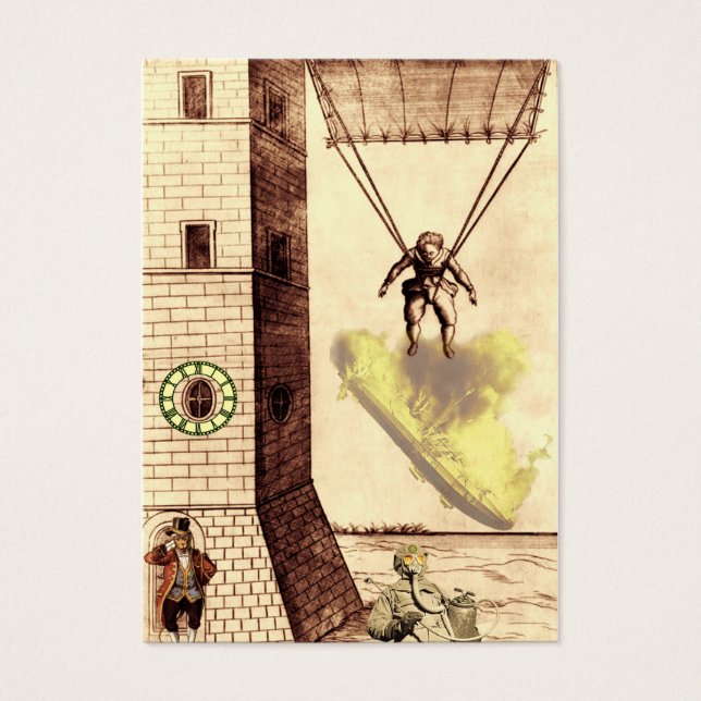 Lucky Escape ~ Artist Trading Card. (Vorderseite)