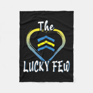 Lucky Few Heart 21 World Down Syndrome Awareness D Fleecedecke