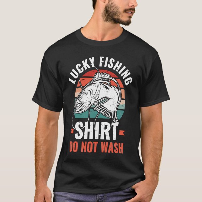 Lucky Fishing  for Fish Hunter and Fisherman  7 T-Shirt (Vorderseite)