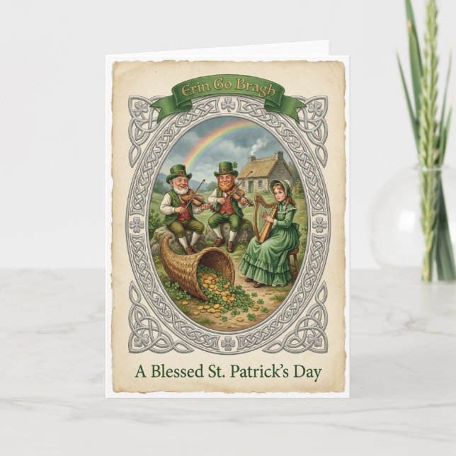 Lucky Folklore Scene Card Karte (Vorderseite)