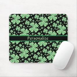 Lucky Four Leaf Clovers personalisieren Mousepad