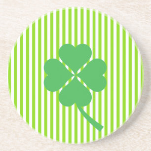 Lucky Four Leaf Kleeblatt Design-87906 Getränkeuntersetzer