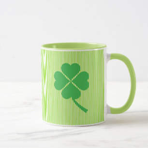 Lucky Four Leaf Kleeblatt Design-87906 Tasse