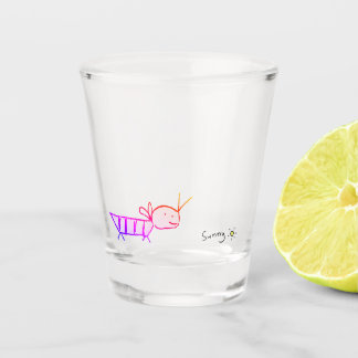 「Lucky funny」 Schnapsglas