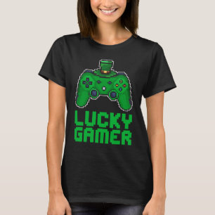 Lucky Gamer Lucky Gamer Irish Gamer St Patricks Da T-Shirt