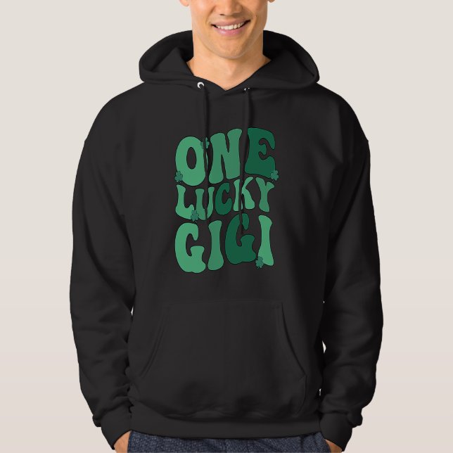 Lucky Gigi Grandmother St Patrick's Day Gigi Grand Hoodie (Vorderseite)