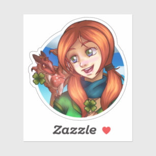 Lucky Girl Aufkleber