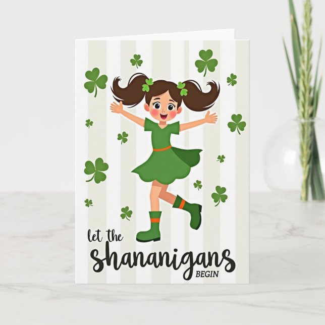 Lucky Girl Fun Time Card Karte (Vorderseite)