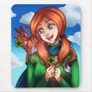 Lucky Girl Mousepad