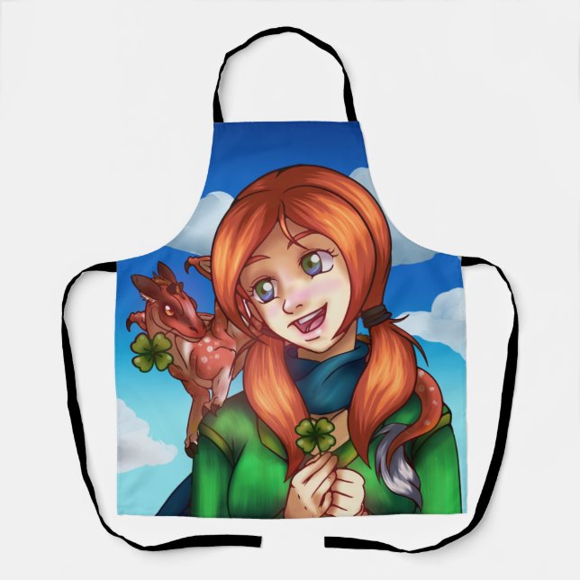 Lucky Girl Schürze (Vorderseite)