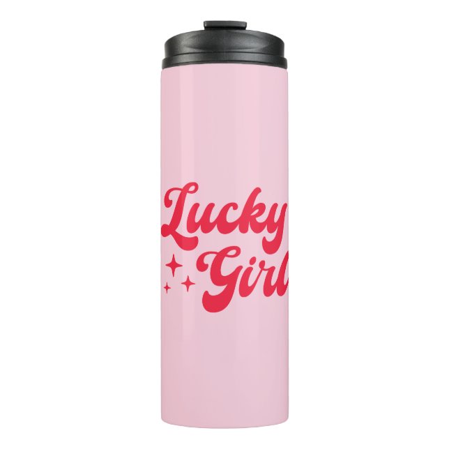 Lucky Girl Thermosbecher (Vorderseite)