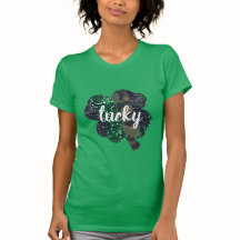 Lucky Glitzer & Camouflage Kleeblatt St. Patrick's