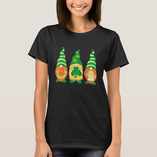 Lucky Gnome Happy St Patricks Day Family Outfit_1 T-Shirt (Vorderseite)