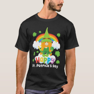 Lucky Gnome St Patricks Day Lucky Horseshoe Niedli T-Shirt