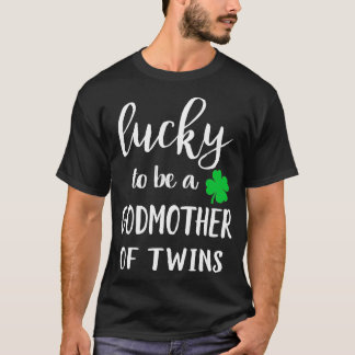 Lucky Godmutter von Twins Gift Irish Green St Patr T-Shirt