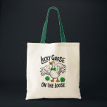 Lucky Goose On The Loose Funny Goose Shamrock Tragetasche<br><div class="desc">Lucky Goose On The Loose Funny Goose Shamrock St Patrick Day</div>