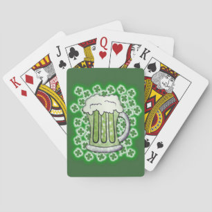 Lucky Green Beer Spielkarten