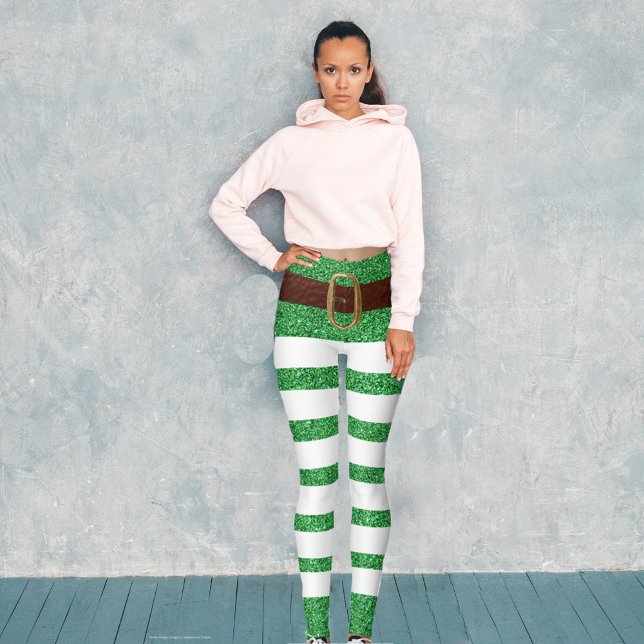 Lucky Green Leprechaun St. Patrick's Day Leggings (Von Creator hochgeladen)