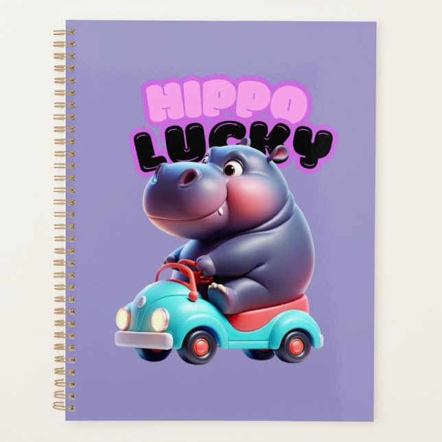 Lucky Hippo Planner Planer (Vorderseite)