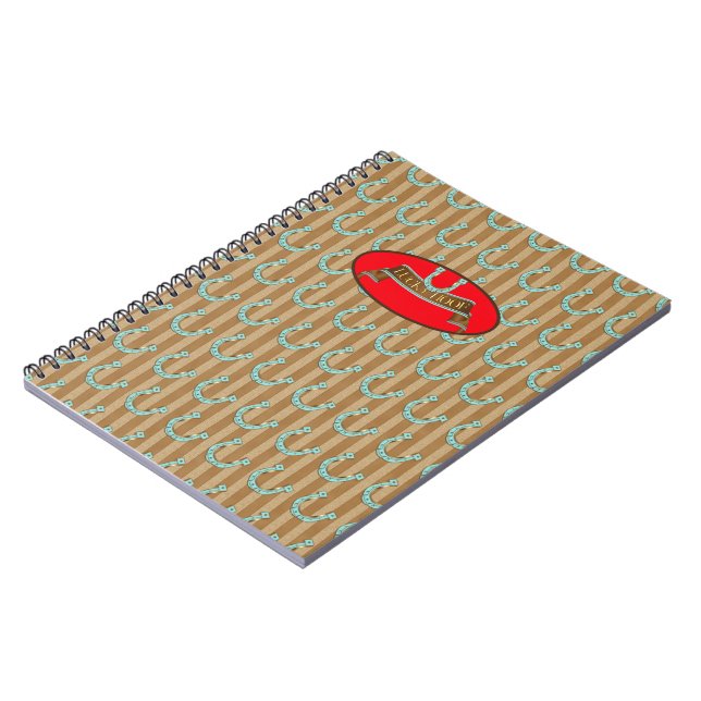 Lucky Hoof - Notebook Notizblock (Linke Seite)