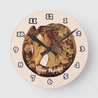 Lucky Horlock Runde Wanduhr