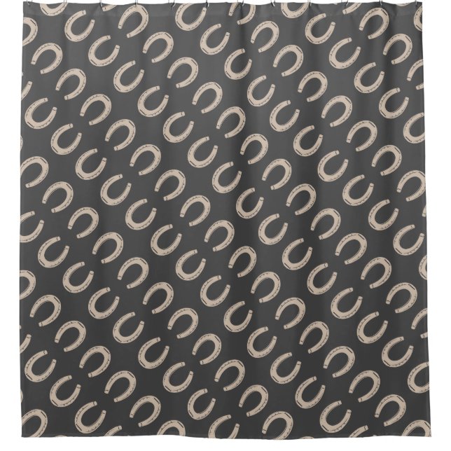 Lucky Horse Shoe Duschvorhang (Vorderseite)