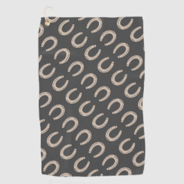 Lucky Horse Shoe Golfhandtuch