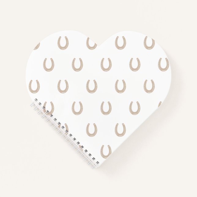 Lucky Horse Shoe Notizbuch (Vorderseite)