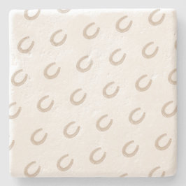 Lucky Horse Shoe Steinuntersetzer