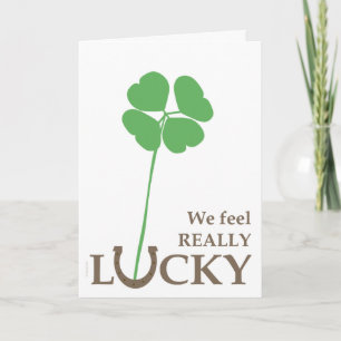 Lucky Horseshoe Administrative Professionals Dankeskarte