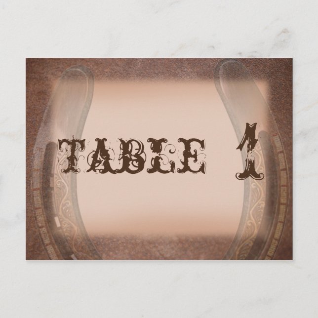 Lucky Horseshoe auf der Tischnummer Brown Leather (Vorderseite)