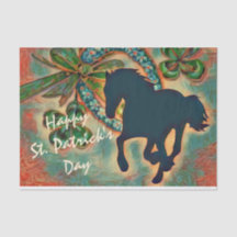 Lucky Horseshoe und Horse St. Patrick's Day