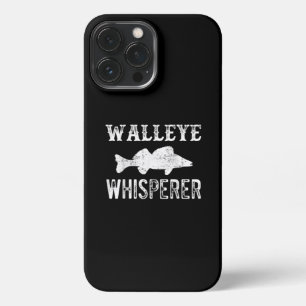 Lucky Ice Fischen Walleye Whisperer Fisherman iPhone 13 Pro Max Hülle
