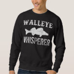 Lucky ice fishing walleye whisperer fisherman sweatshirt<br><div class="desc">Daily top highlights: Our casual t-shirts add color to your outfit with cute cartoon images.
 Unique cute drawings for fish lovers,  fish fans,  and fishing enthusiasts.
Occasions: Suitable for casual,  vacation,  daily life and outing,  easy to match with jeans,  shorts,  skirts,  etc.</div>