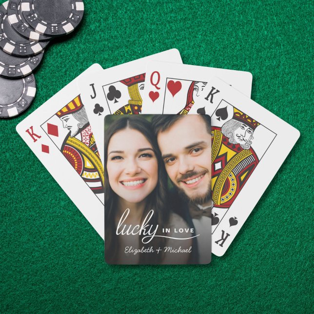 Lucky In Love Foto Spielkarten (Lucky In Love Photo Playing Poker Cards)