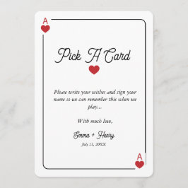 Lucky in Love Grab a Card Display card Dankeskarte