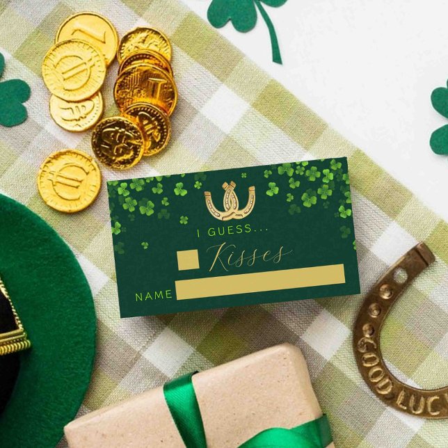 Lucky In Love St. Patrick's Day Bridal Shower Game Begleitkarte (Von Creator hochgeladen)