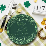 Lucky In Love St. Patrick's Day Bridal Shower Pappteller<br><div class="desc">Celebrate in style with these modern and very trendy bridal shower or birthday party paper plates. This design is easy to personalize with your special event wording and your guests will be thrilled when they see these fabulous plates. Matching items can be found in the collection.</div>