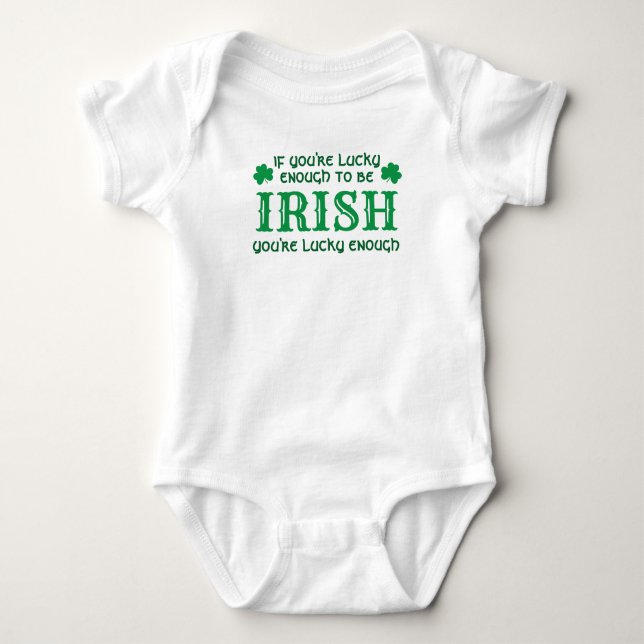 Lucky Irish Baby | St Patricks Day T - Shirt (Vorderseite)
