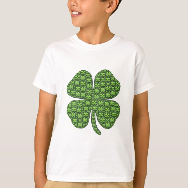 Lucky Irish Clover Kids' T-Shirt (Vorderseite)