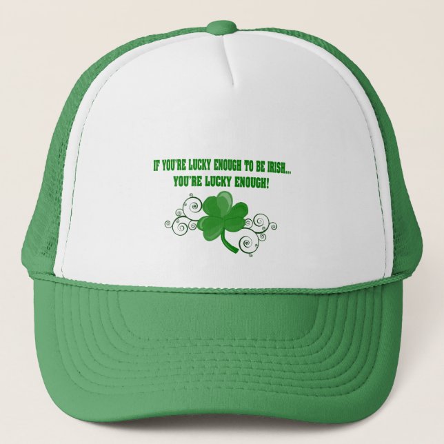 Lucky Irish Hat Truckerkappe (Vorderseite)
