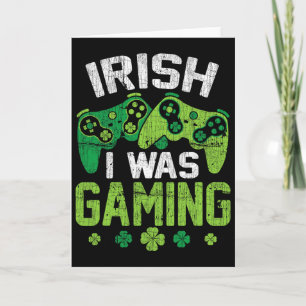 Lucky Irish I Game Funny Video Game St Patri Karte