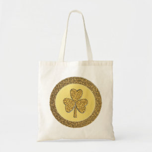 Lucky Irish Kleeblatt Gold Coin Tragetasche