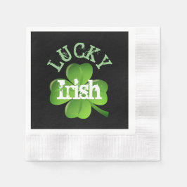 Lucky Irish Kleeblatt St Patricks Party Serviette