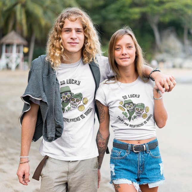 Lucky Irish Liebe Geschenk für Boyfriend Sugar Sku T-Shirt (Von Creator hochgeladen)