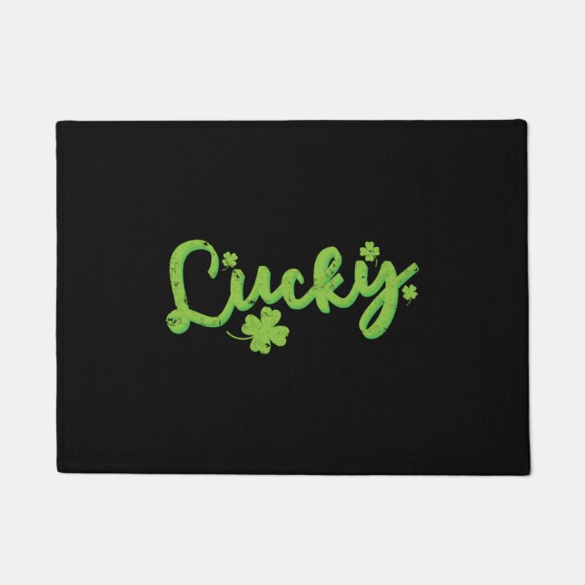 Lucky Irish St. Patricks Day Fußmatte (Vorderseite)